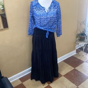 Beautiful tiered maxi skirt